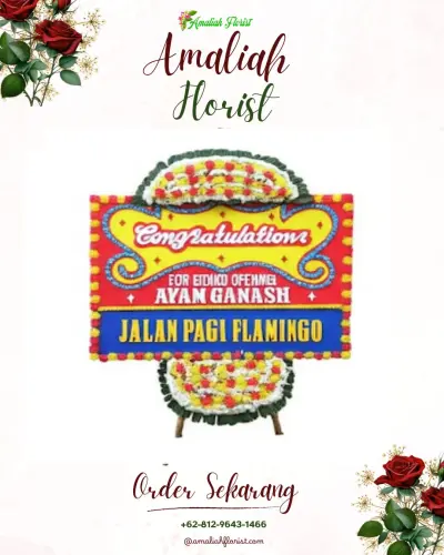 Bunga Papan Congratulation di Wowawanggu